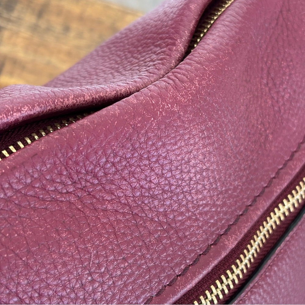 Kate Spade Cobble Hill Teagan Leather Hobo Bag in Merlot - Picture 6 of 16